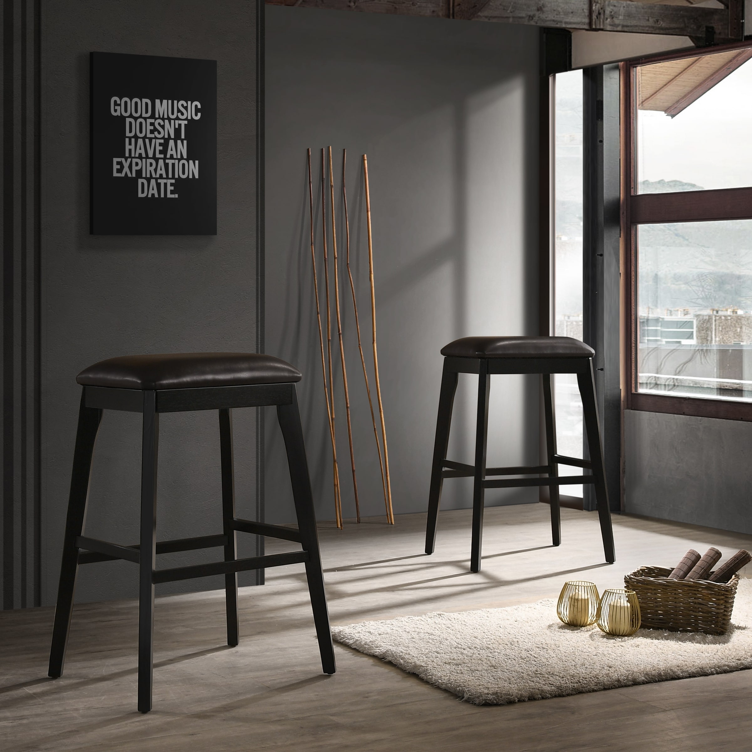 Alden wood bar stool outlet