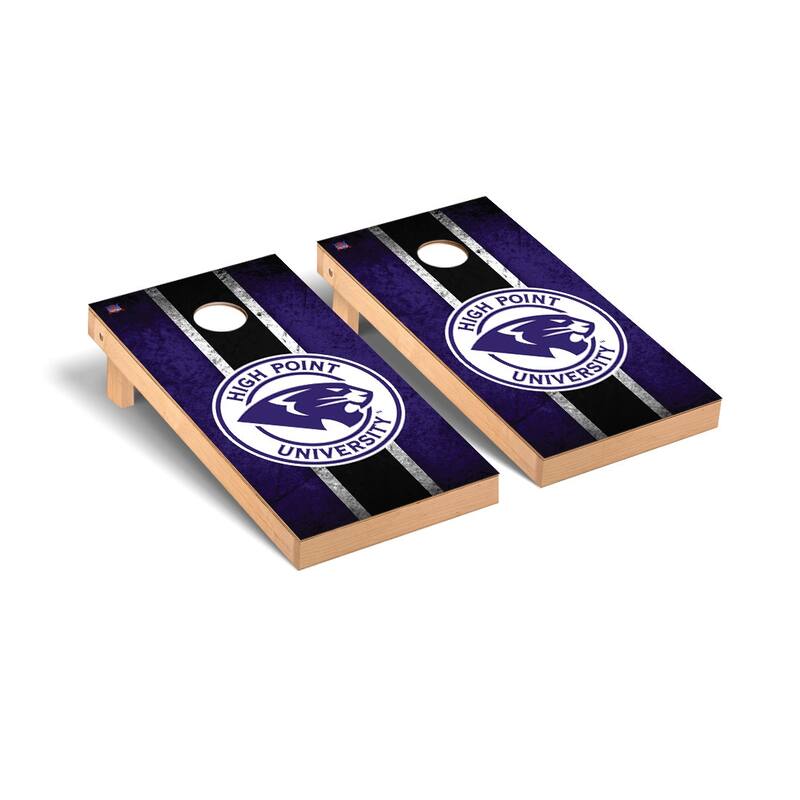High Point Panthers 2x4 Pro Cornhole Boards - V7 - Include Team Bags + LED Lights
