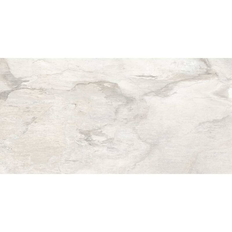 The Tile Life Wells Stone 12x24 Porcelain Floor & Wall Tile - White - Case of 8 (15.49 Sq. ft.)