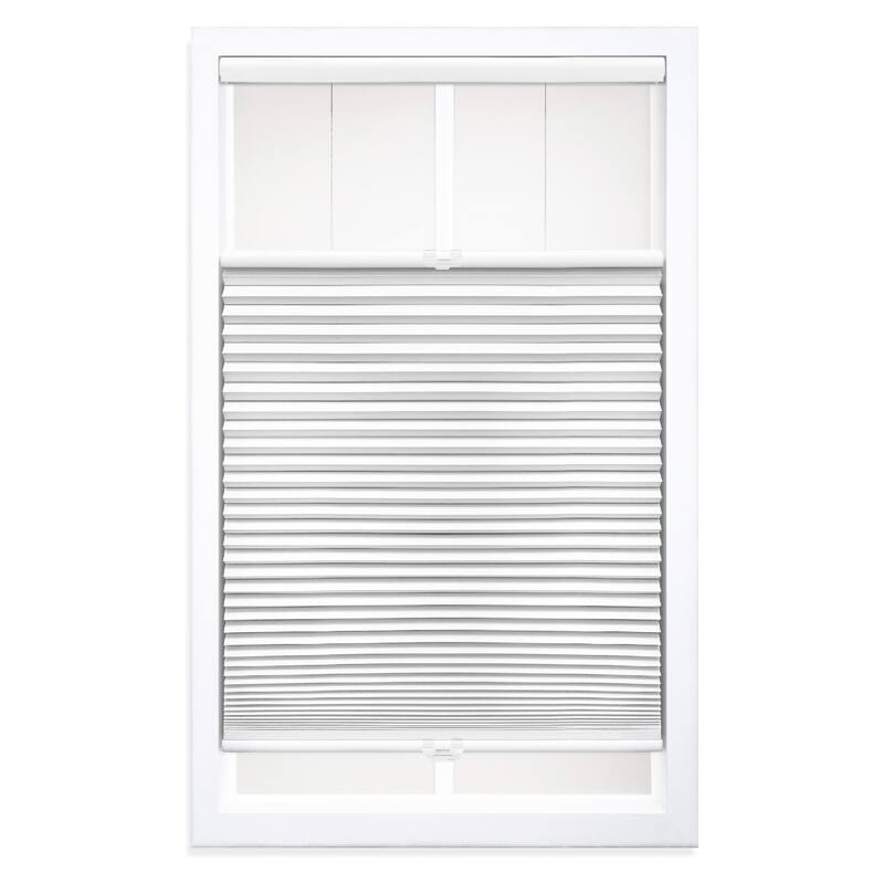 72-inch White Blackout Top Down/Bottom Up Shade