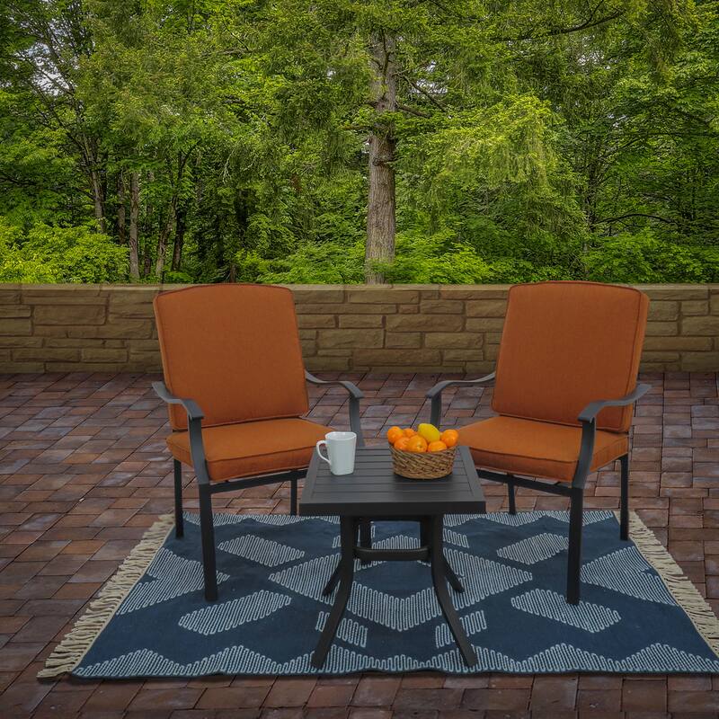 4x6 Hand Woven Outdoor Rug, Indigo Blue by National Tree Company - 6 ft