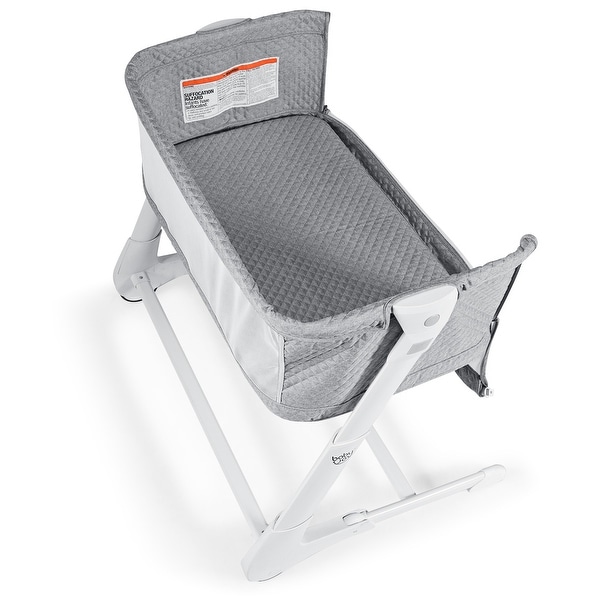 rocking chair with side bassinet