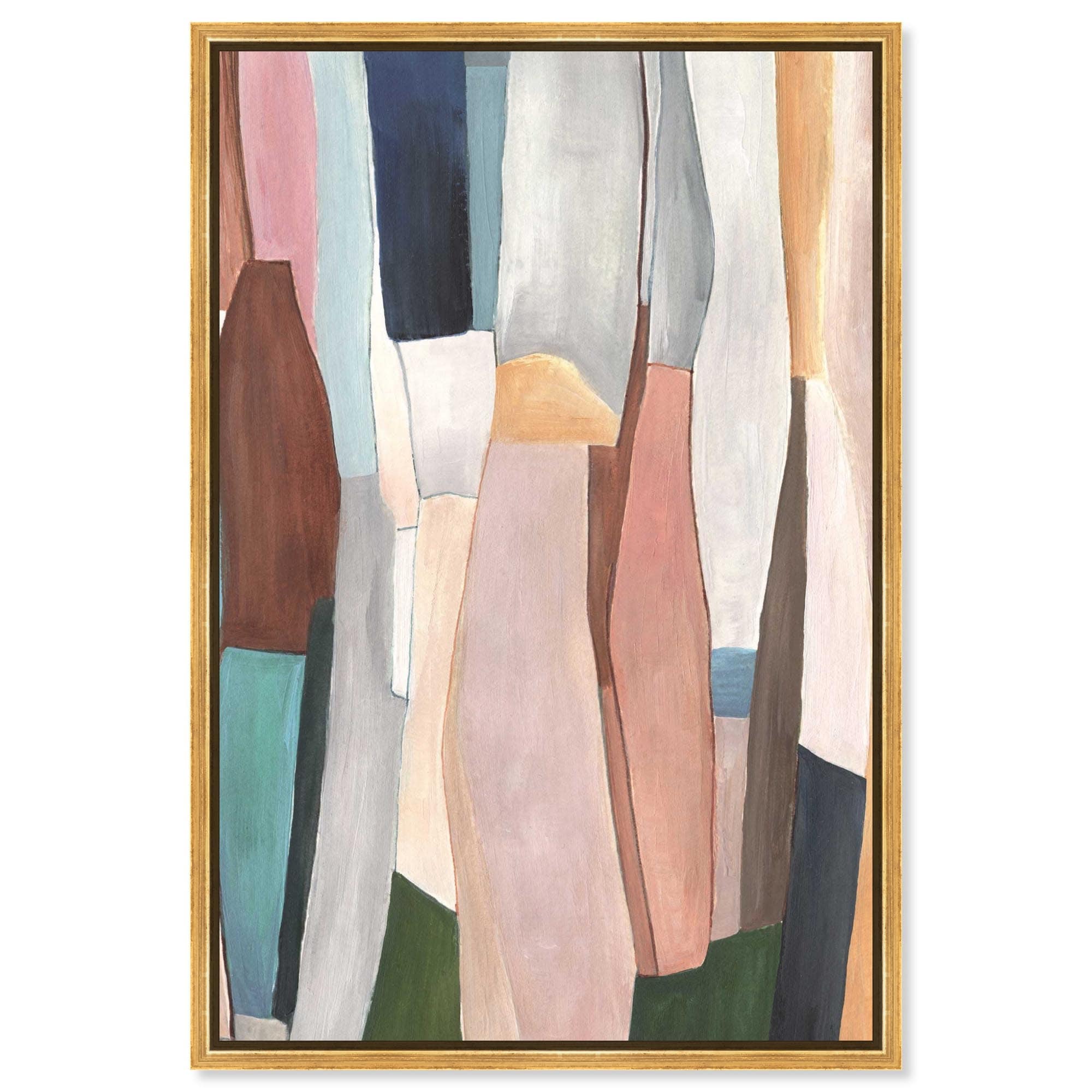 Glorious Lines II Living Room Decor Canvas Print by Art Remedy