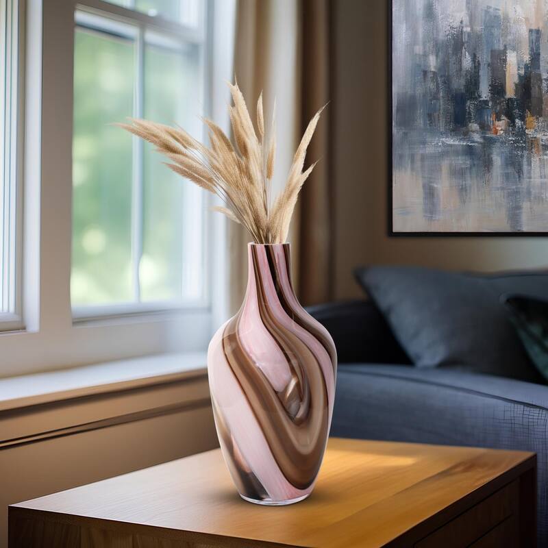 Neapolitain Glass Vase- Small