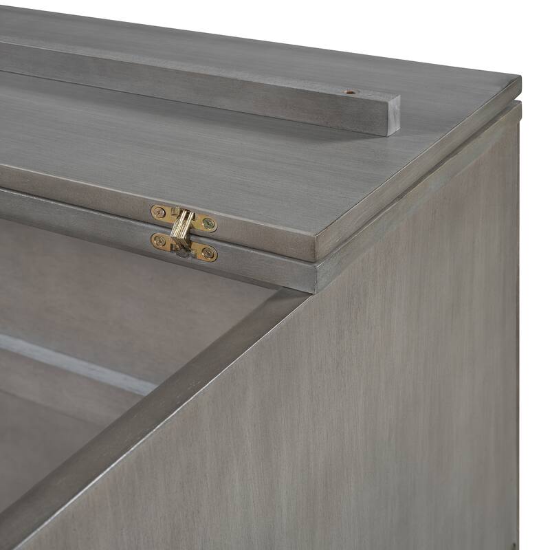 Space-Saving Full/Queen Murphy Bed with Headboard USB Charging Ports and Bottom Storage Drawers