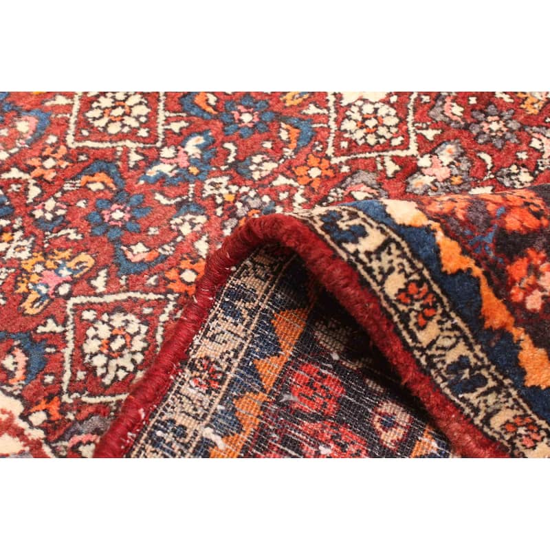 ECARPETGALLERY Hand-knotted Kayseri Red Wool Rug - 4'5 x 6'5