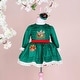 preview thumbnail 9 of 9, Merry Christmas Dress Collection 3 Piece Festive Ensemble for Girls