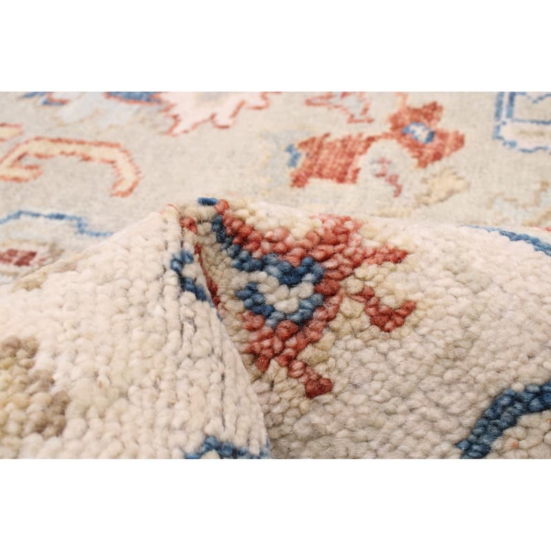 ECARPETGALLERY Hand-knotted Jules Serapi Light Grey Wool Rug - 8'0 x 9'11