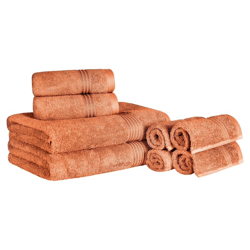 Superior Heritage Egyptian Cotton Absorbent 8-Piece Towel Set