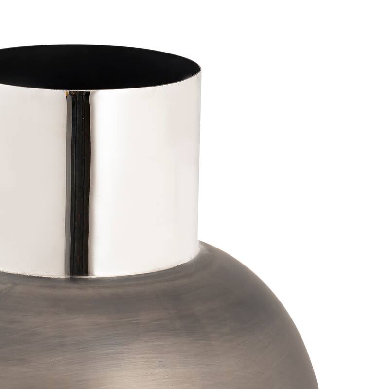 Elk Home Allred Gunmetal Metal 18.5 Inch Wide Vase
