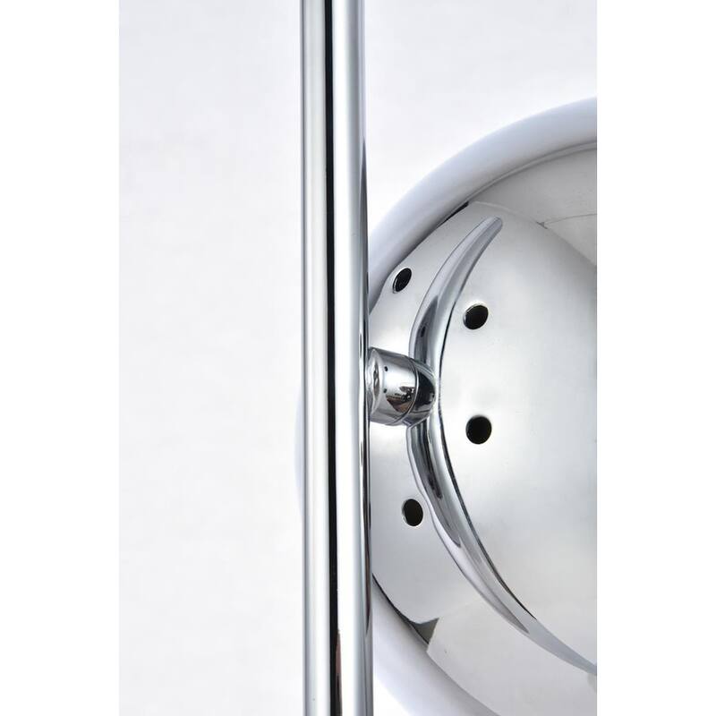 1-Light Table Lamp with Frosted White Glass