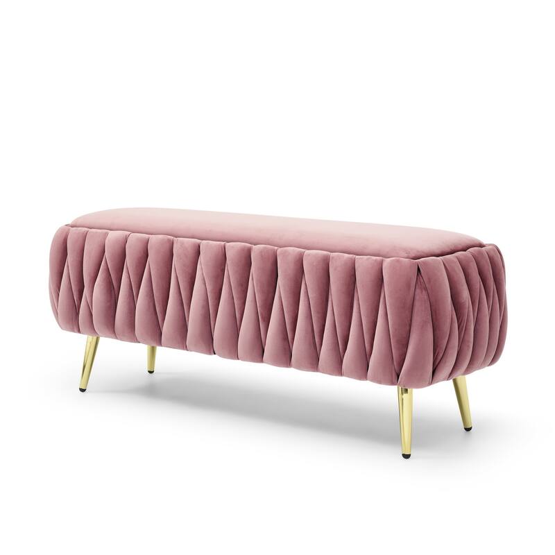Modern Upholstered Storage Bench