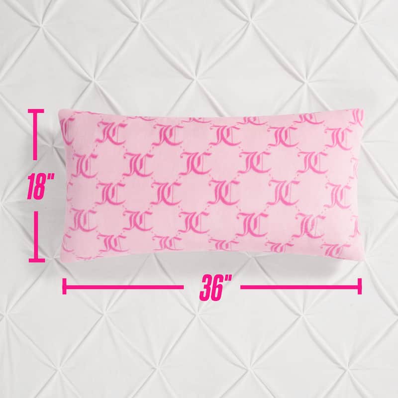 Juicy Couture Lattice Print Plush Body Pillow 1-Piece