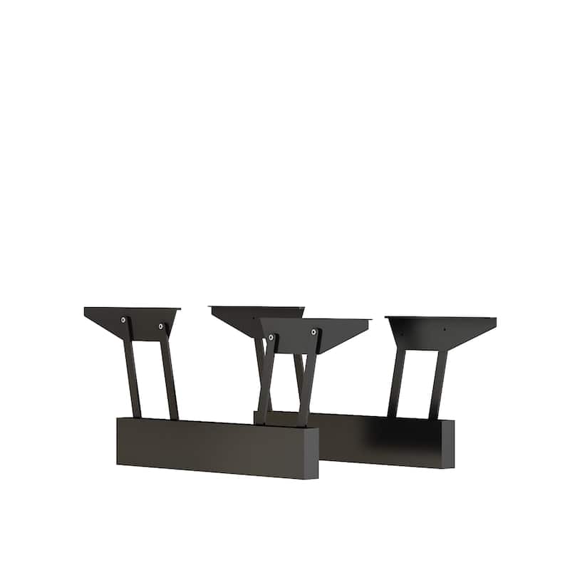 Lift Top Coffee Table Set with 4 Stools, Center Table with Hidden Storage & Drawers, Living Room Table with Lockable Wheels