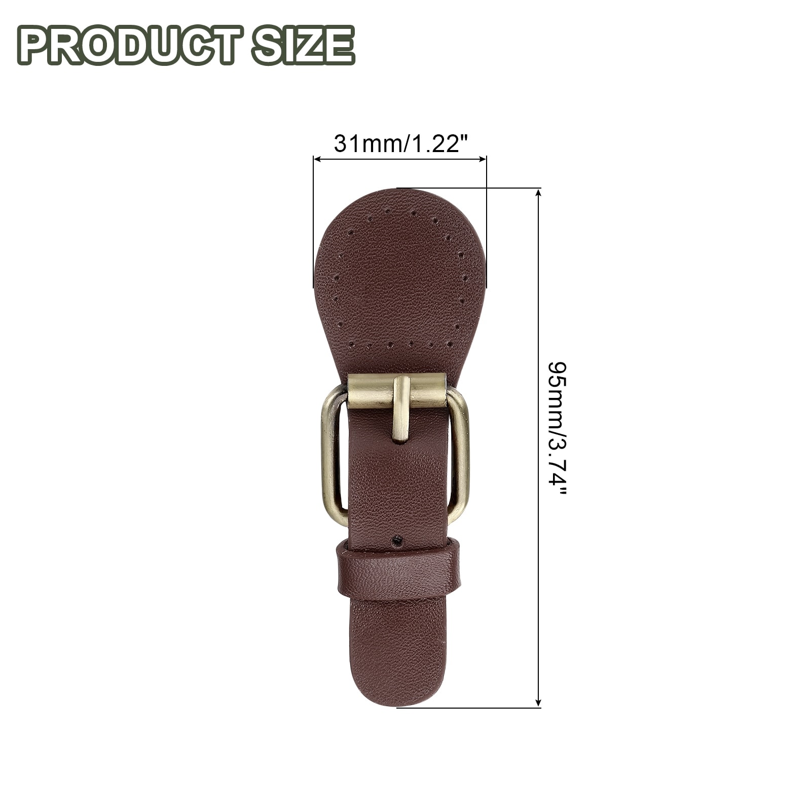 Leather Snap Buckles Snap Button Closure, Magnetic Snap Bags - S
