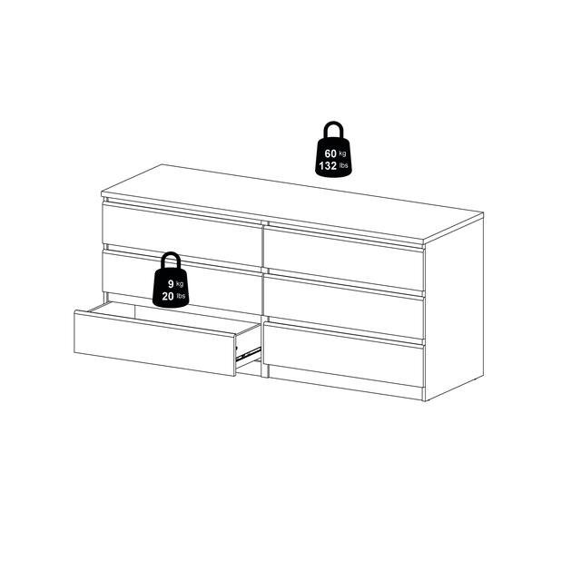 Porch & Den McKellingon 6-drawer Double Dresser