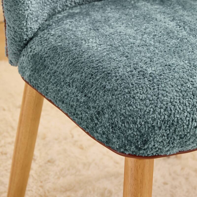 Modern Curved Back Accent Chair