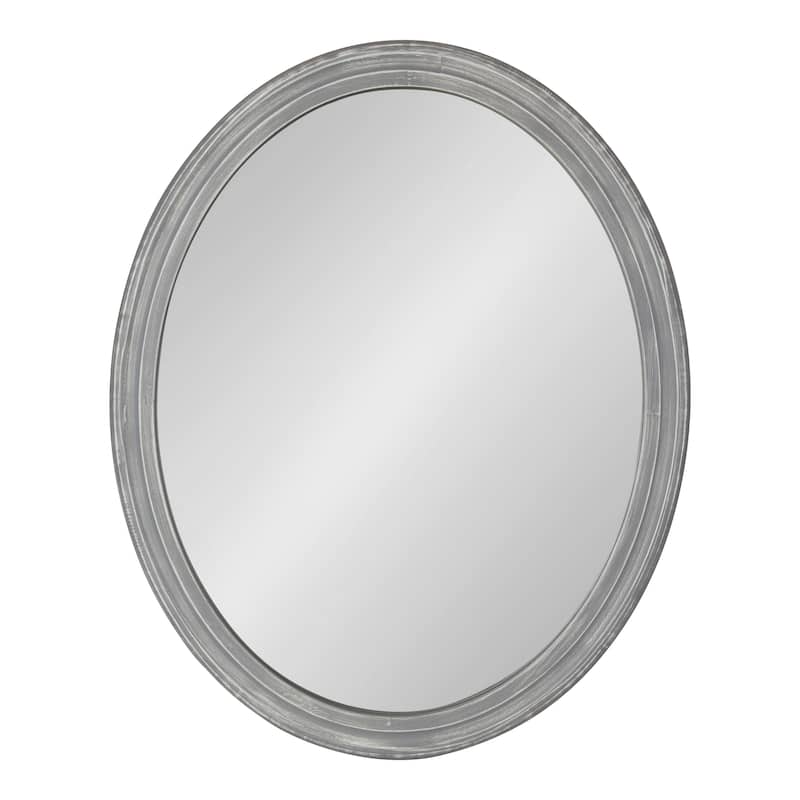 Kate and Laurel Mansell Oval Framed Wall Mirror