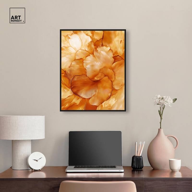 Sunlit Bloom II Canvas by Art Remedy