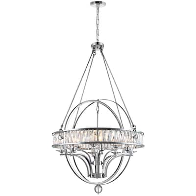 Arkansas 12 Light Chandelier With Chrome Finish