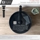 preview thumbnail 18 of 21, STYLISH 16 inch Round Vessel Porcelain Bathroom Sink - 16" x 16 x 5 1/2"