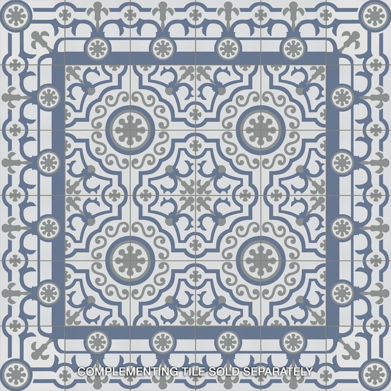 Merola Tile Hidraulico Ducados 9-3/4" x 9-3/4" Porcelain Floor and Wall Tile