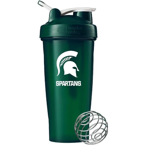 Shop Blender Bottle Michigan State University 28 Oz Shaker Bottle Green 28 Oz Overstock 20538754