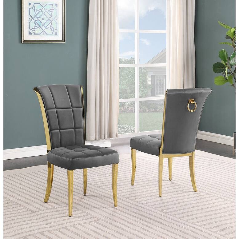 Best Quality Furniture D400/1-SC320-7 Dining Set with 78" 12mm Glass with Bevel