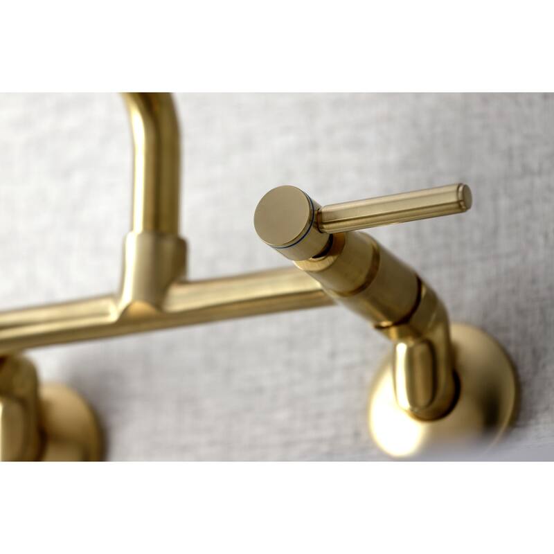 Kingston Brass Concord Two-Handle Wall Mount Kitchen Faucet