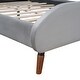 preview thumbnail 14 of 13, Upholstered platform bed with koala-shaped headboard