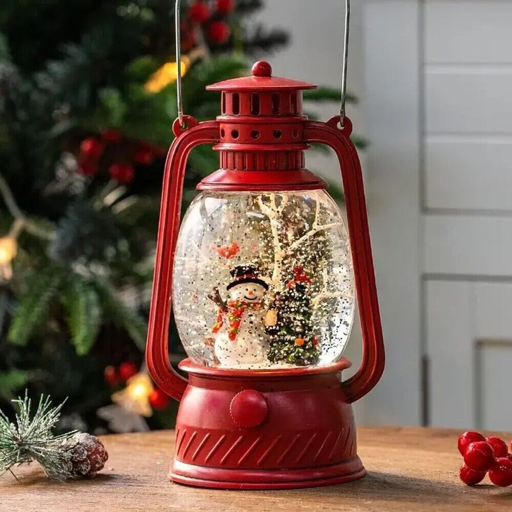 Battery operated christmas snow globes new arrivals