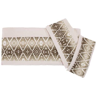 Paseo Road by HiEnd Accents Chalet Aztec Bath Towel Set, 3PC