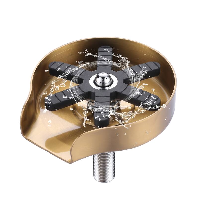 Kitchen Sink Glass Rinser - Gold