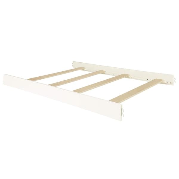 slide 2 of 27, Evolur Convertible Crib Wooden Full-Size Bed Rail Aged White