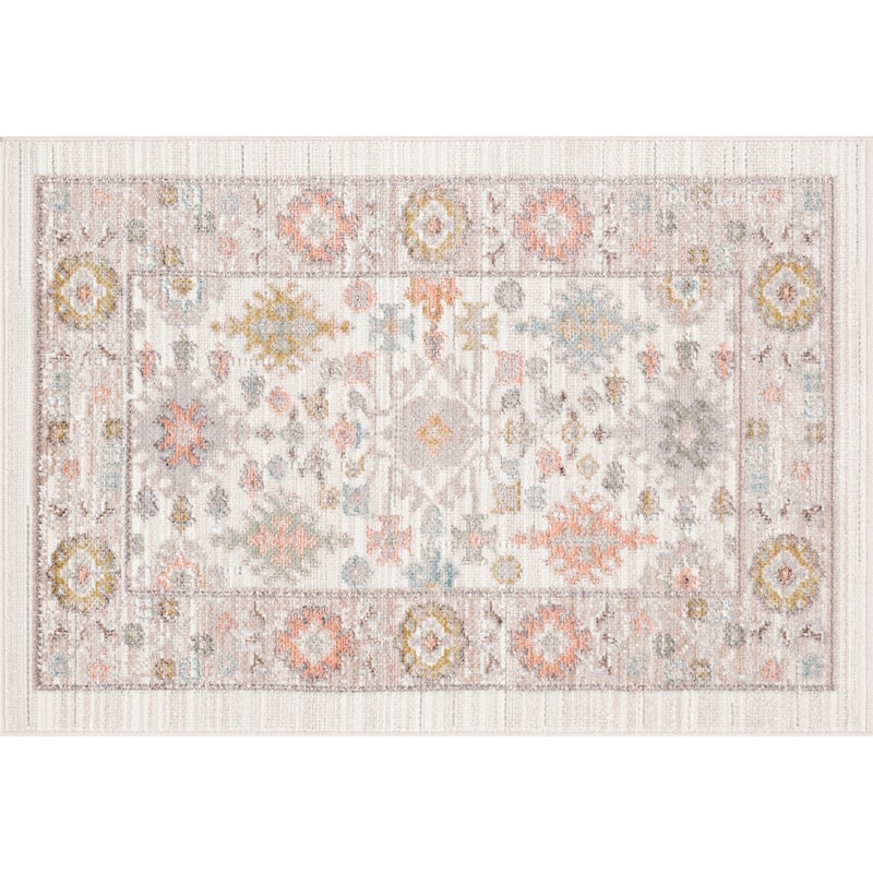Crosswood Ellen Traditional Floral Indoor Polyester Area Rug