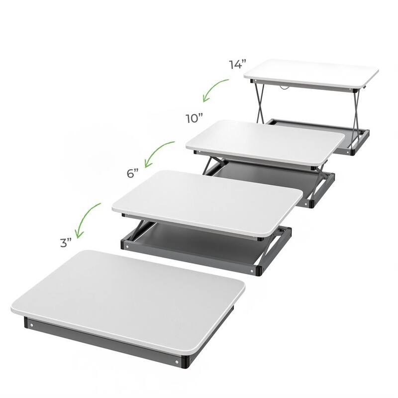 CHANGEdesk Mini desktop standing desk converter adjustable height