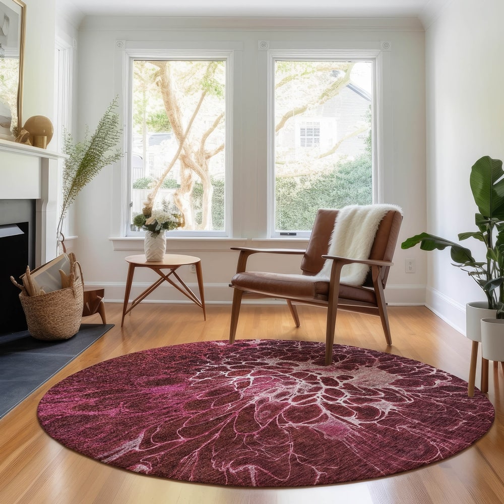 Premium Washable Super Soft Modern Floral Mayfield Rug