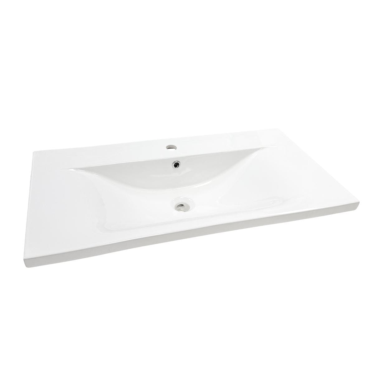 36" EdgeFlow Single Ceramic Sink Top with Single Faucet Hole - 36