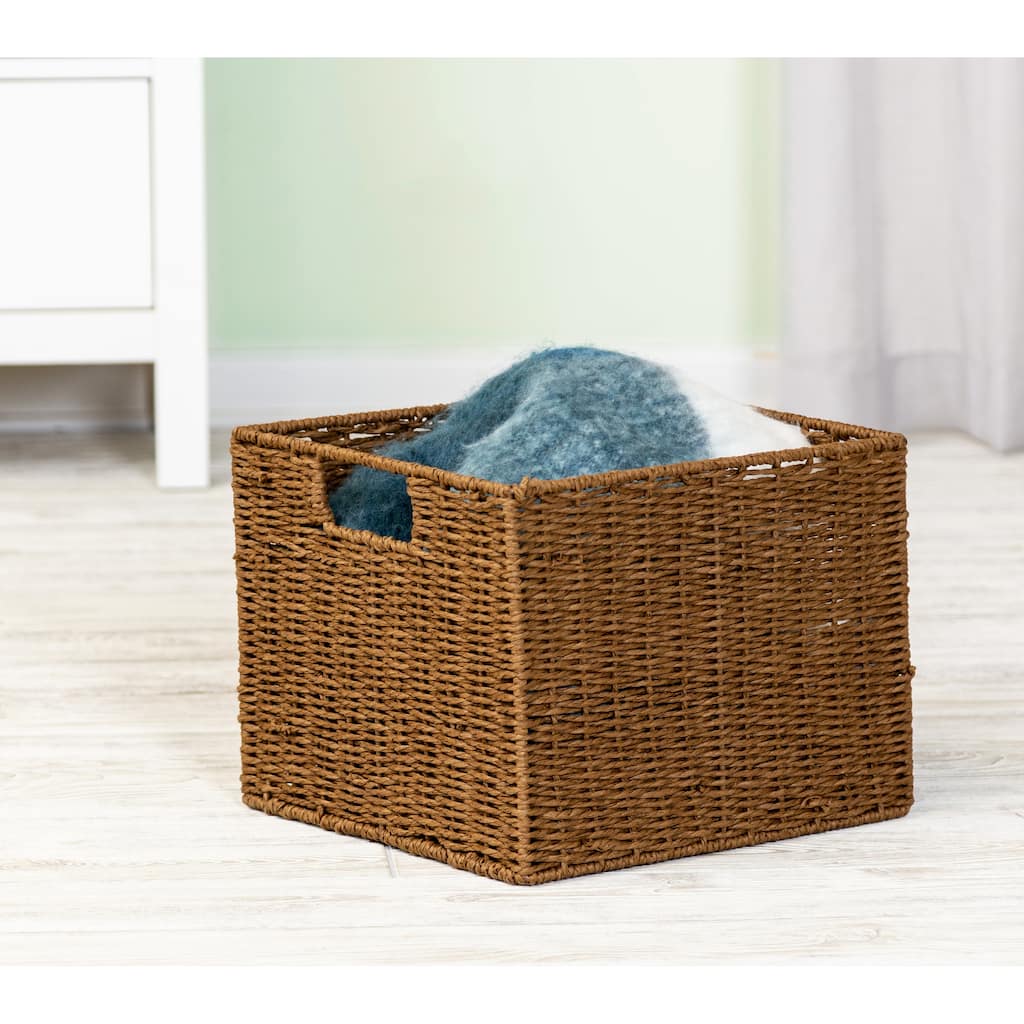 Brown Paper Rope Storage Crate