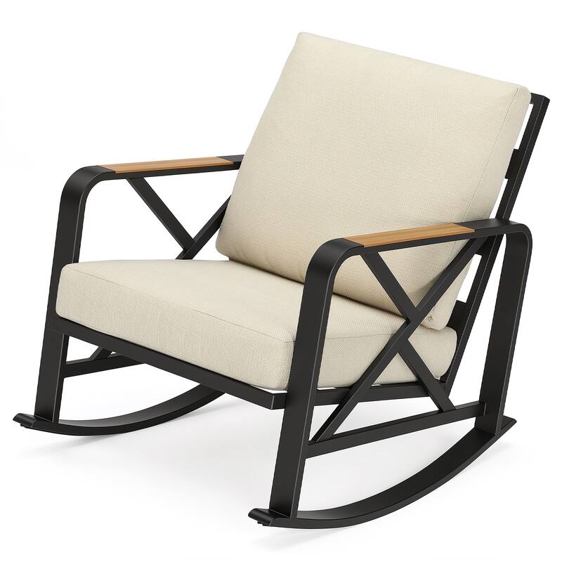 Patio Rocker With Cushions