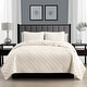 preview thumbnail 32 of 40, Modern Ultra Soft Microfiber Traditional Diamond Quilting Coverlet Quilt Set
