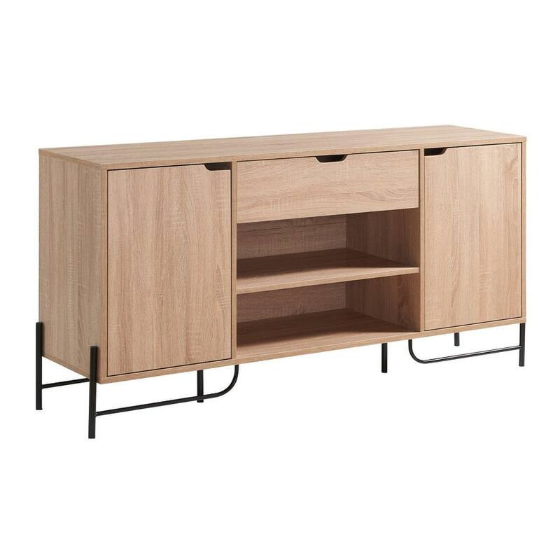 Office Desk, Computer Desk with Hidden Storage Shelve, Drawer and USB/Power Outlet in Red Cocoa