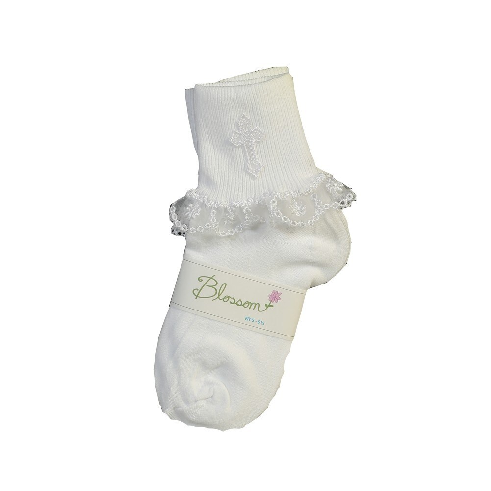 baby christening socks