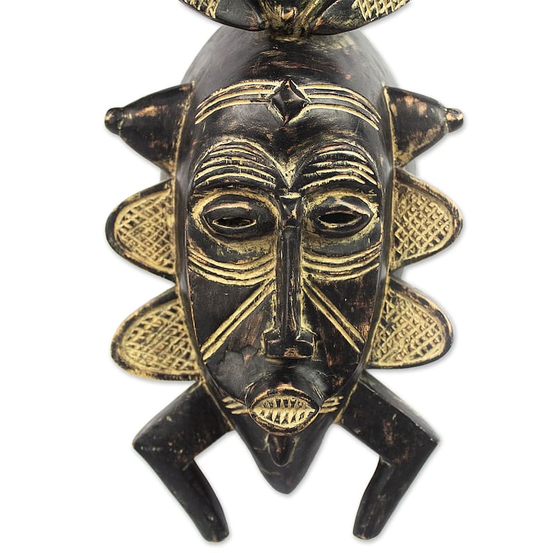 Novica Handmade Senufo Harvest African Wood Mask