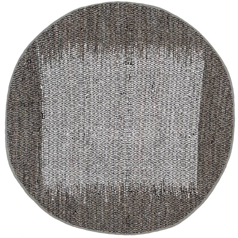 SAFAVIEH Handmade Vintage Boho Leather Mellissa Modern Stripe Leather