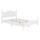 preview thumbnail 21 of 24, Full Black Wood Platform Bed with Headboard and Slat Support, No Box Spring Needed