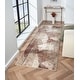 Alexia Collection Geometric Red/Brown Indoor Abstract Area Rug - Bed ...