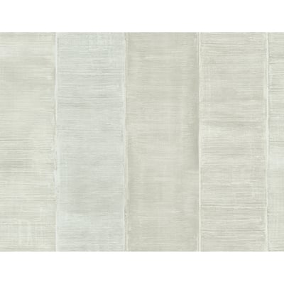 Seabrook Designs Palladium Striped Unpasted Wallpaper