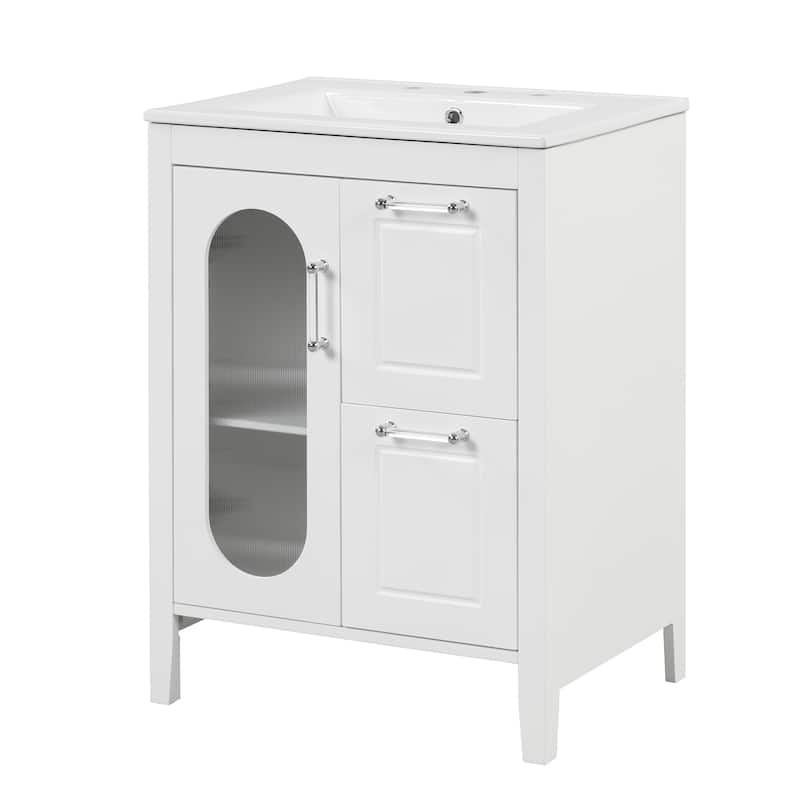 24" Bathroom Vanity with Sink
