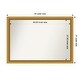 preview thumbnail 134 of 191, Wall Mirror Choose Your Custom Size - Extra Large, Townhouse Gold Wood Outer Size: 44 x 31 in